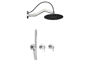 SWING 596235 - Shower mixer with overhead shower by QD Magistro Lab - view 2